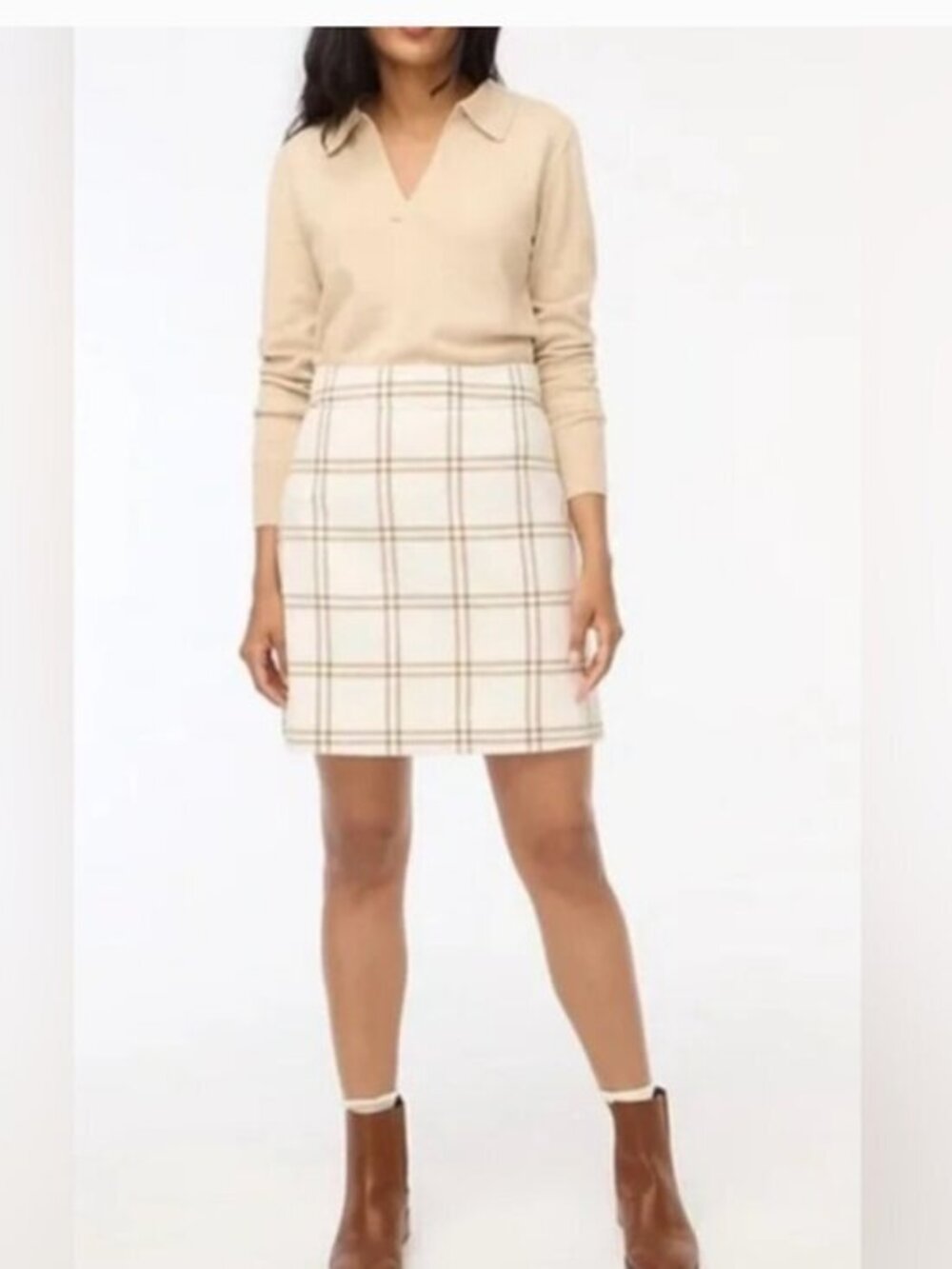 J. Crew Wool Blend A-line Mini Skirt size 8